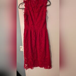 Kate Spade Poppy Lace Midi Dress